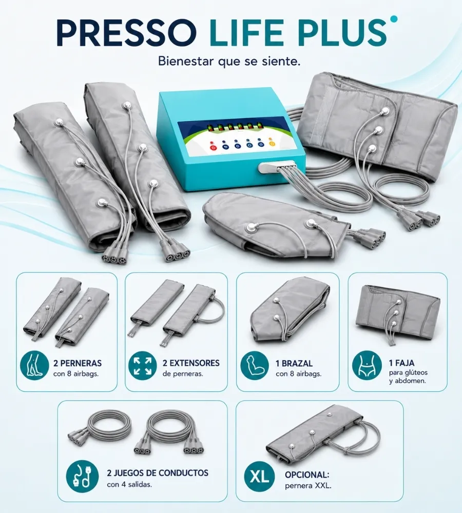 PRESSO LIFE PLUS — Equipo completo