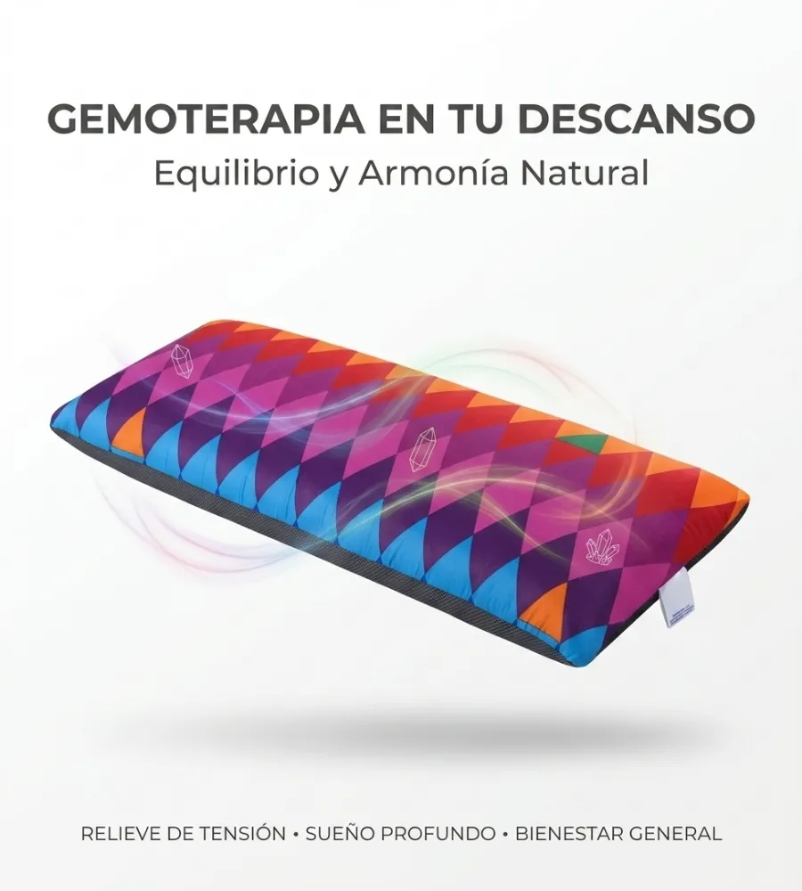 ALMOHADA BIOELEKTRO TURMALINA — Gemoterapia en tu descanso