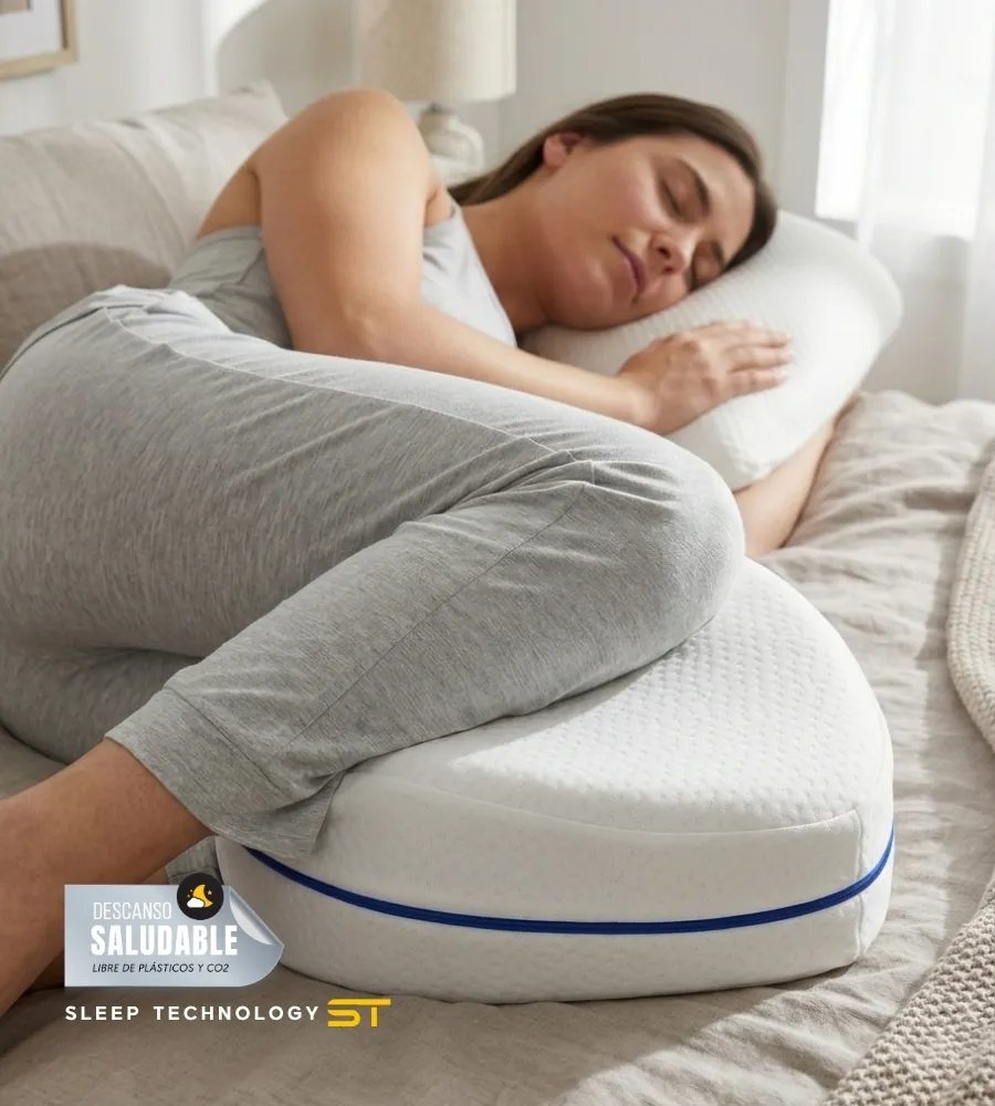 ALMOHADA PIERNAS — Las piernas apoyadas toda la noche