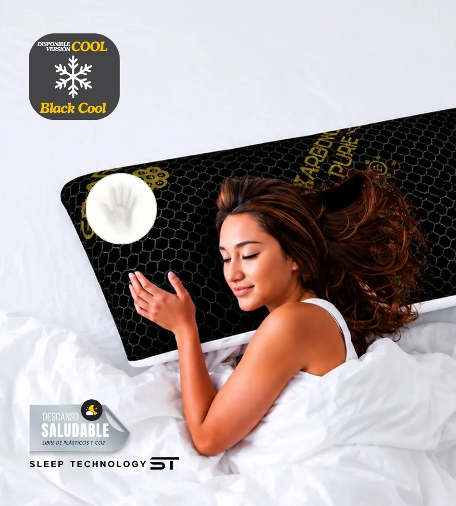 ALMOHADA SENSO BLACK — También en versión Black Cool