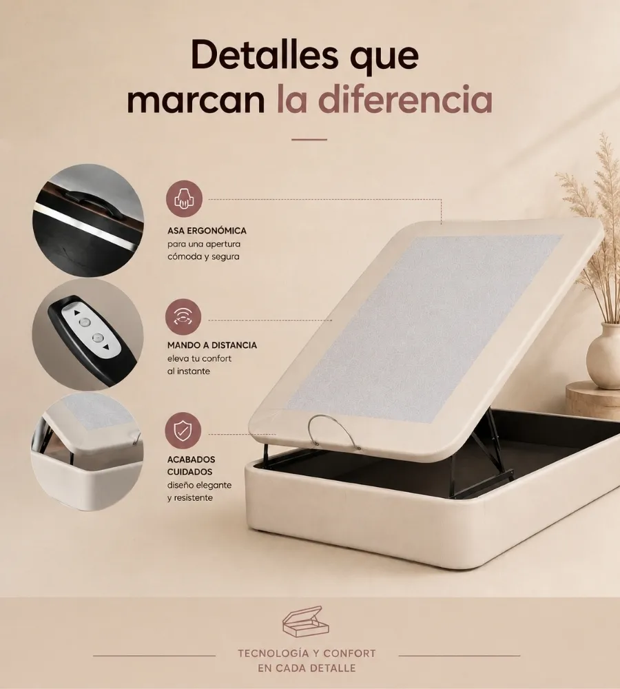 CANAPÉ TAPIZADO — Tecnología y confort en cada detalle