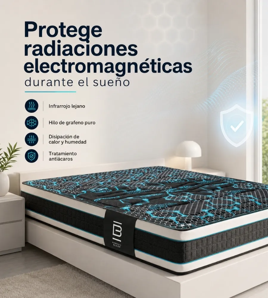 NEW MINERAL ENERGY — Protege radiaciones electromagnéticas durante el sueño