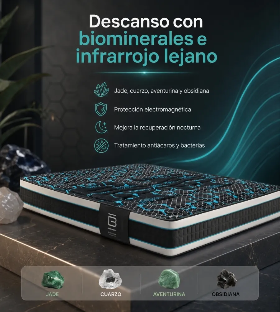 NEW MINERAL ENERGY — Descanso con biominerales e infrarrojo lejano