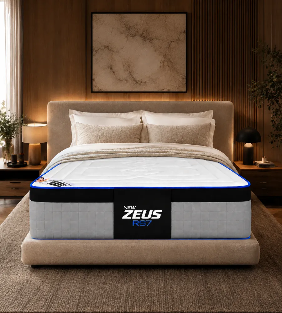 NEW ZEUS RS7 en un dormitorio de estilo cálido