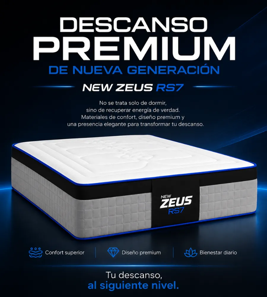 NEW ZEUS RS7 — Descanso premium de nueva generación