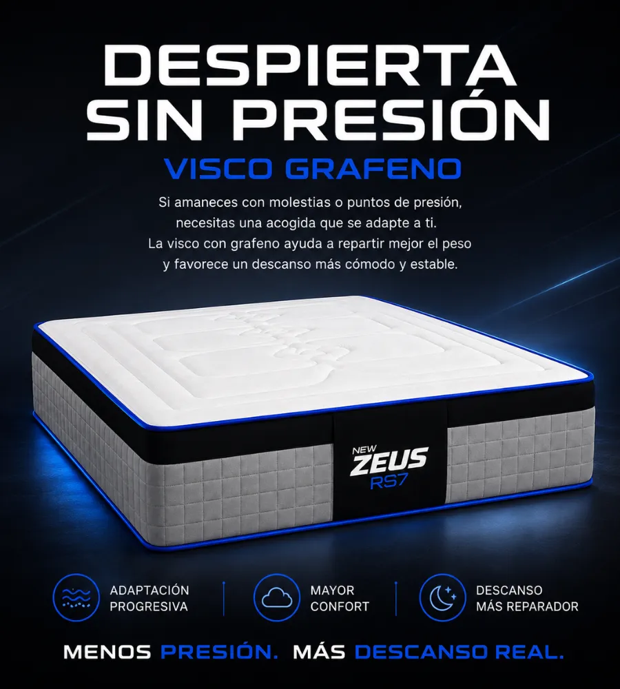 NEW ZEUS RS7 — Visco Grafeno, adaptación sin puntos de presión