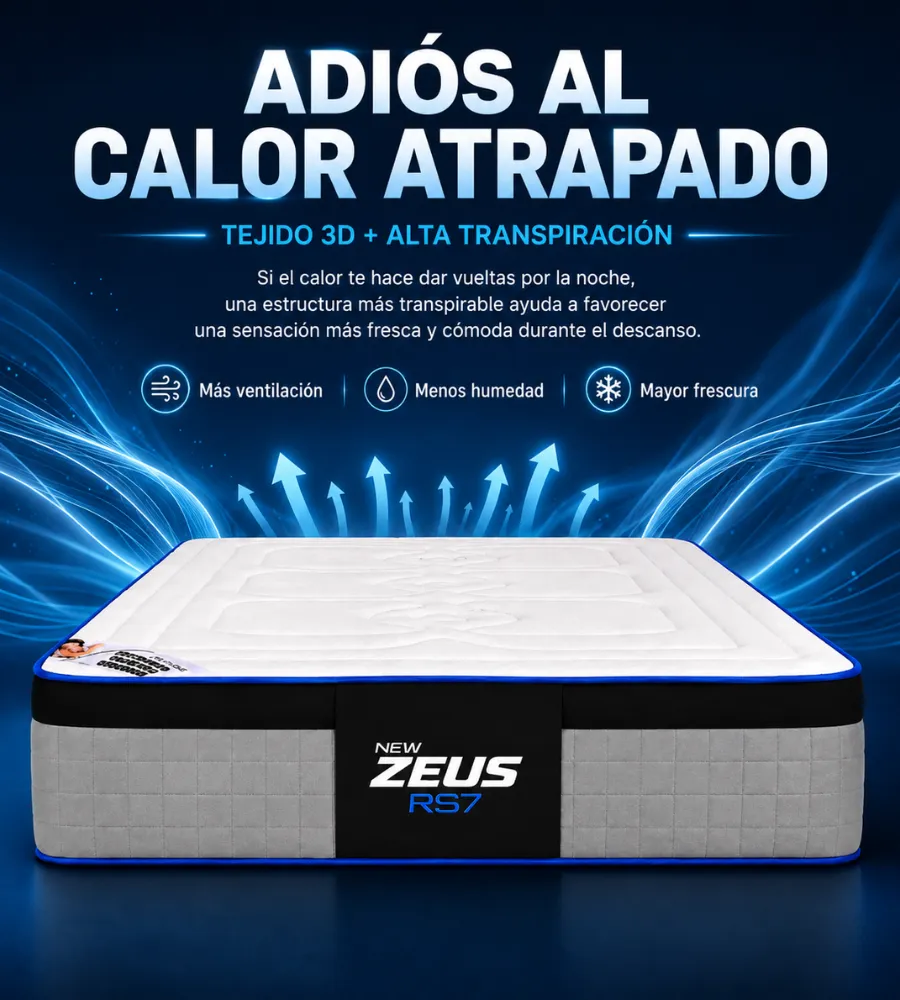 NEW ZEUS RS7 — Tejido 3D y alta transpiración