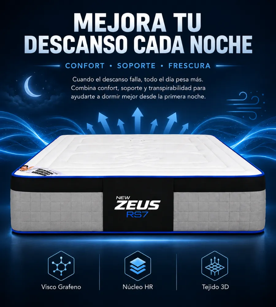 NEW ZEUS RS7 — Confort, soporte y frescura