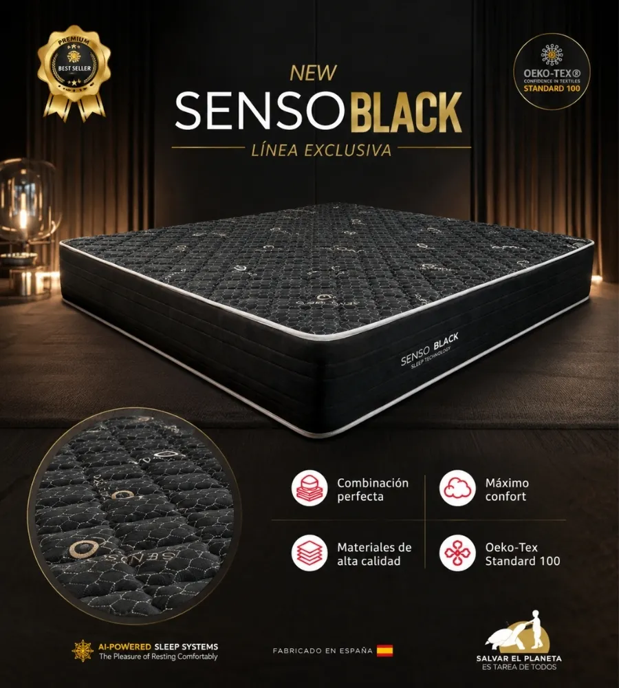 NEW SENSO BLACK — Máximo confort y materiales de alta calidad