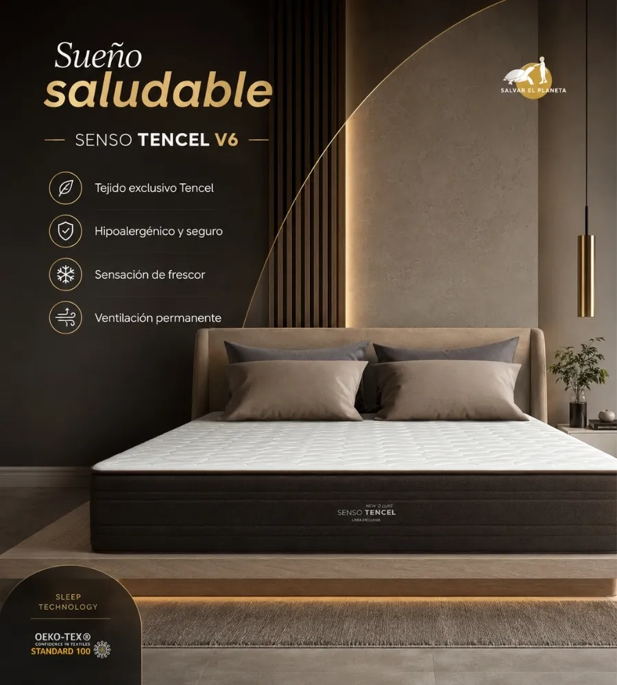 NEW D'LUXE SENSO TENCEL V6 — Ventilación permanente
