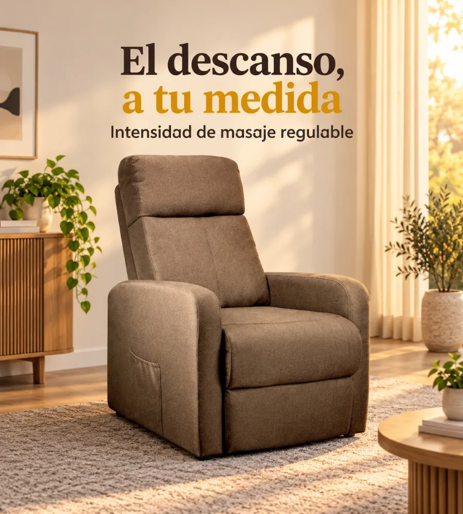 SILLÓN DE MASAJE MAGNO — El descanso, a tu medida