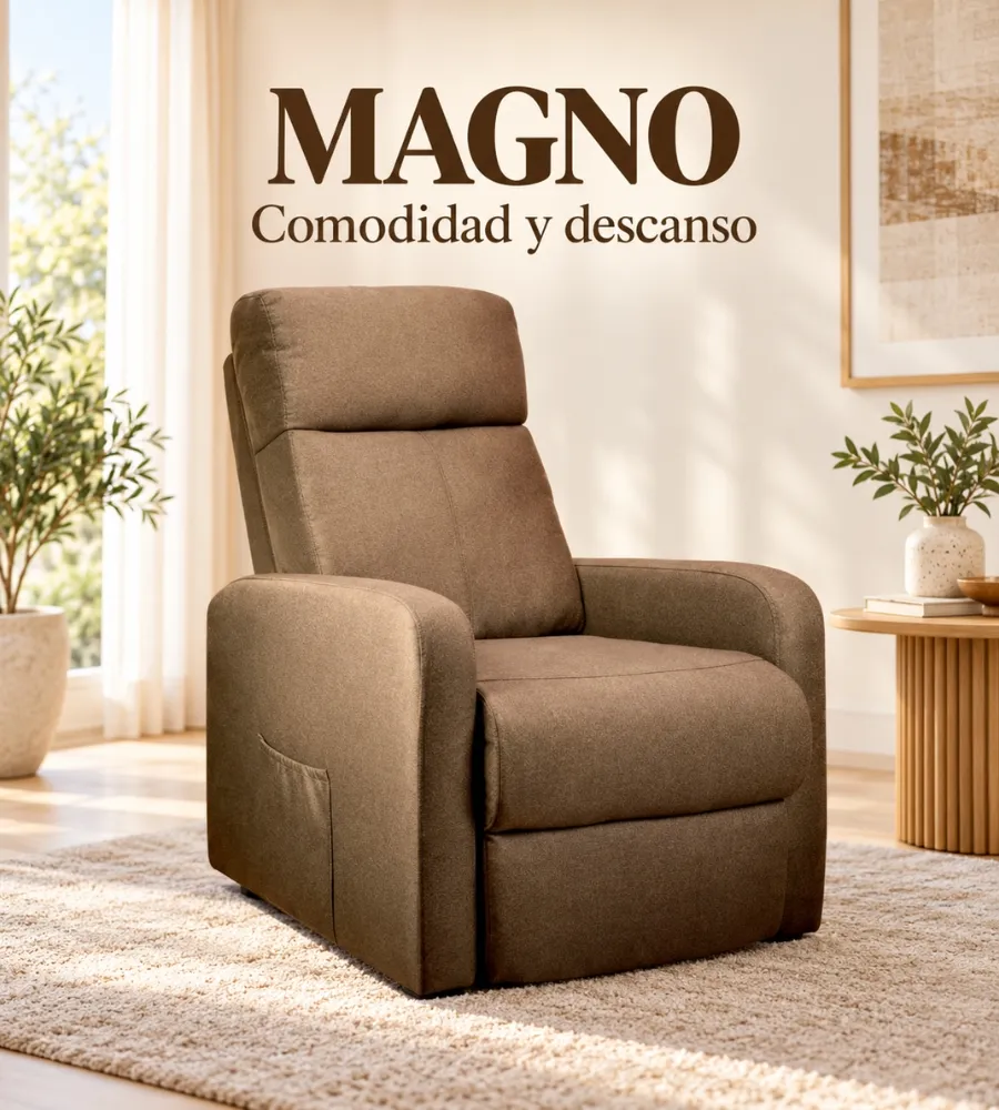 SILLÓN DE MASAJE MAGNO — Comodidad y descanso
