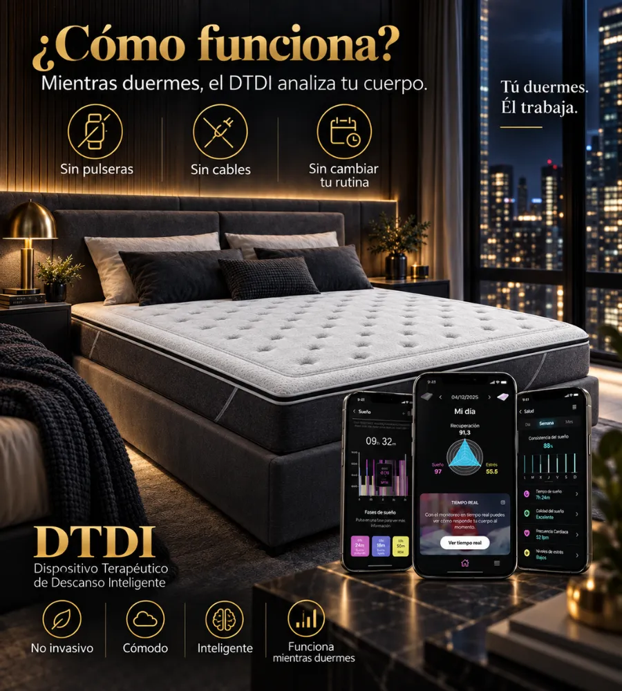 NEW TOPPER LUXOR PRIME — Tú duermes. Él trabaja.