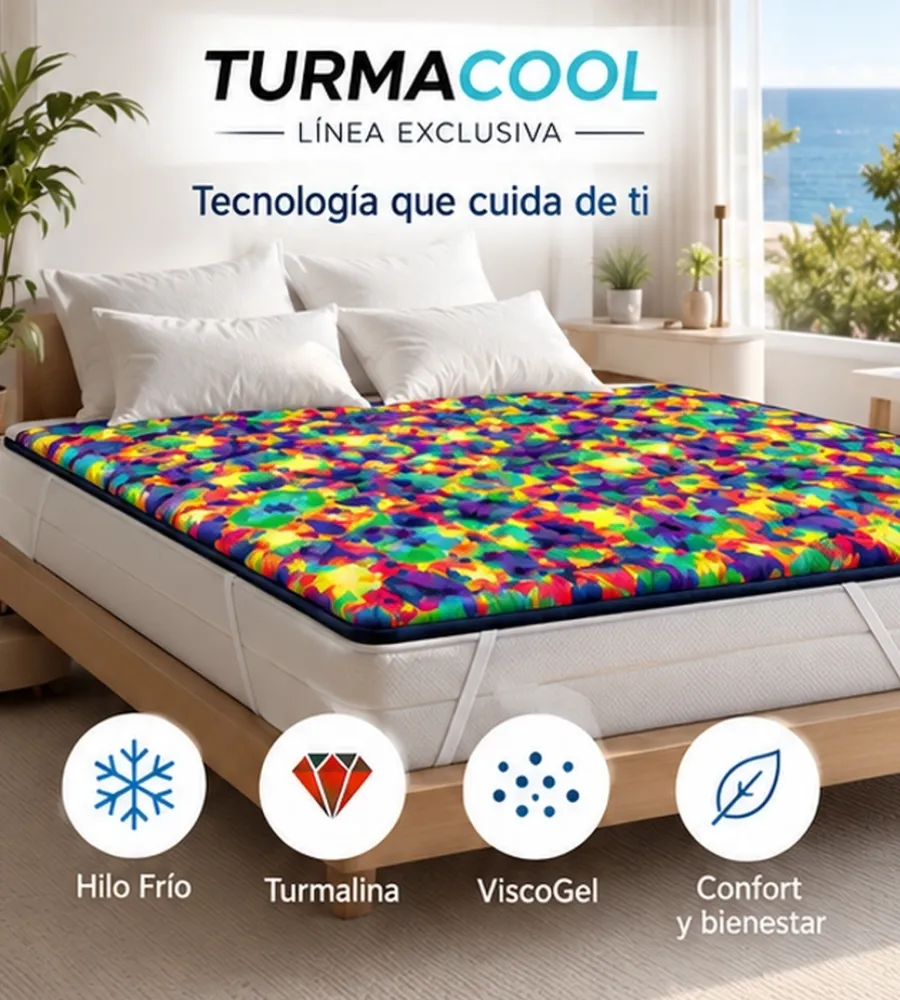 NEW TOPPER TURMACOOL — Tecnología que cuida de ti
