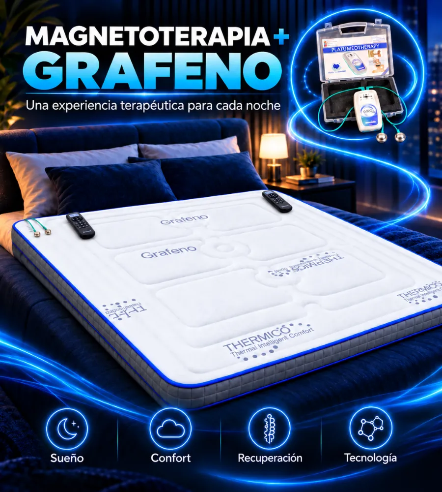 TOPPER NEW ZEUS RS7 — Grafeno y conexión a magnetoterapia