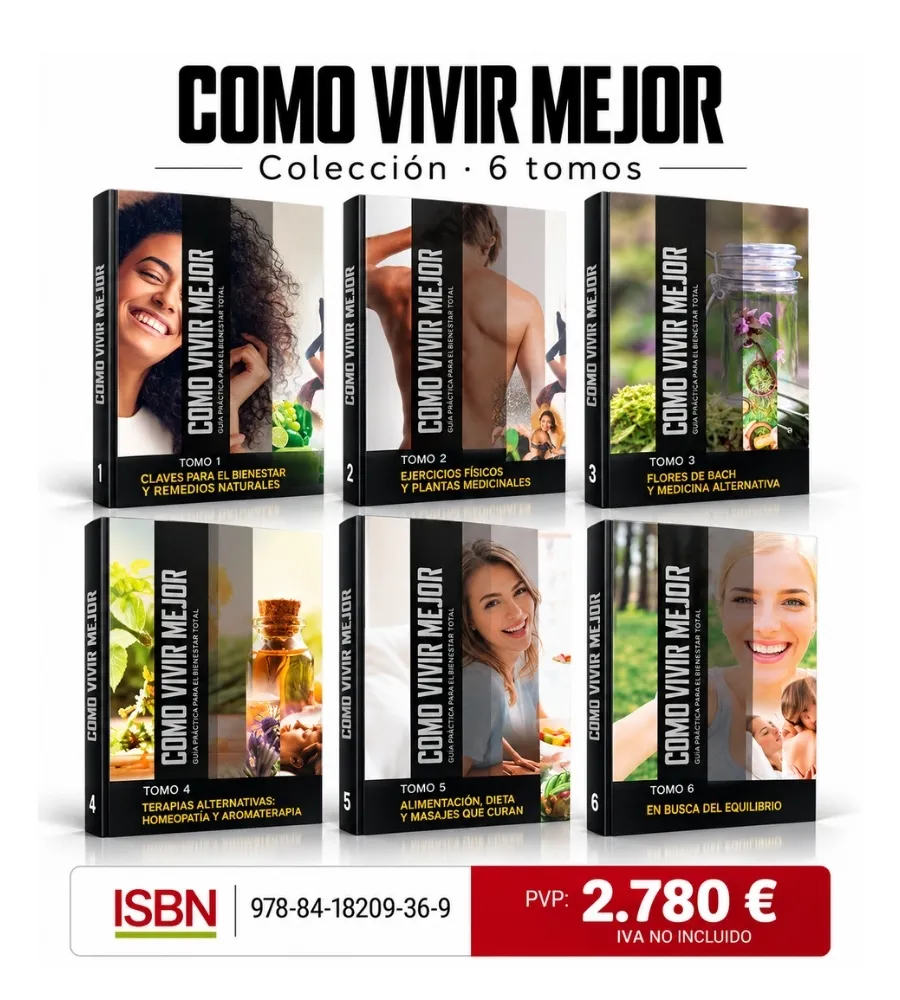 CÓMO VIVIR MEJOR · 6 TOMOS