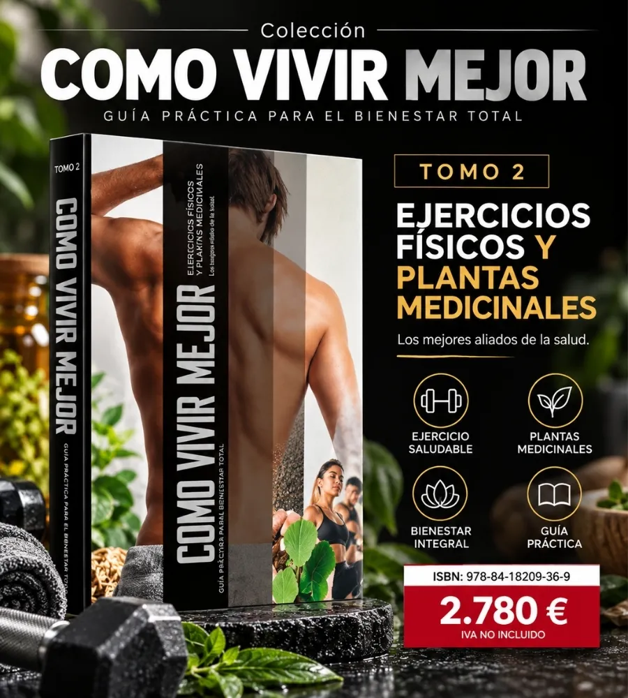 CÓMO VIVIR MEJOR · 6 TOMOS — Ejercicios físicos y plantas medicinales