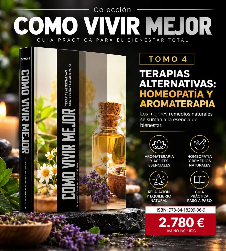CÓMO VIVIR MEJOR · 6 TOMOS — Terapias alternativas: homeopatía y aromaterapia