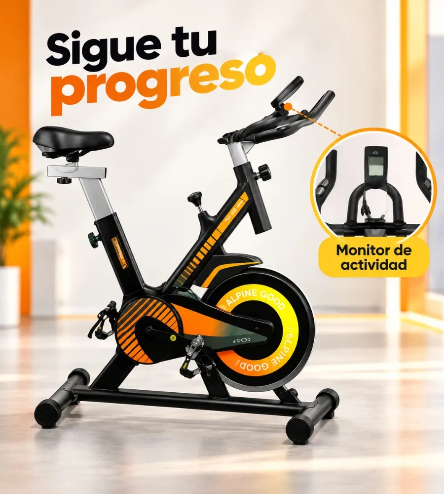 BICICLETA SPINNING PROFESIONAL — Sigue tu progreso