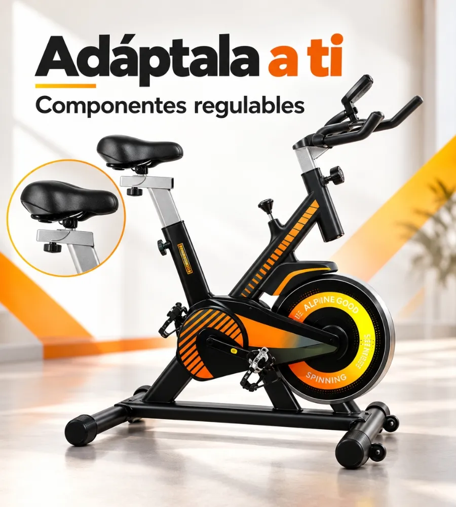 BICICLETA SPINNING PROFESIONAL — Adáptala a ti