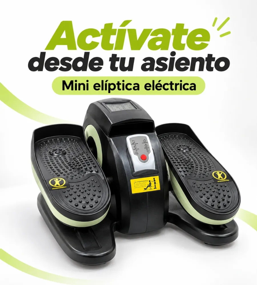 PEDALINA MINI-ELÍPTICA ELÉCTRICA — Actívate desde tu asiento