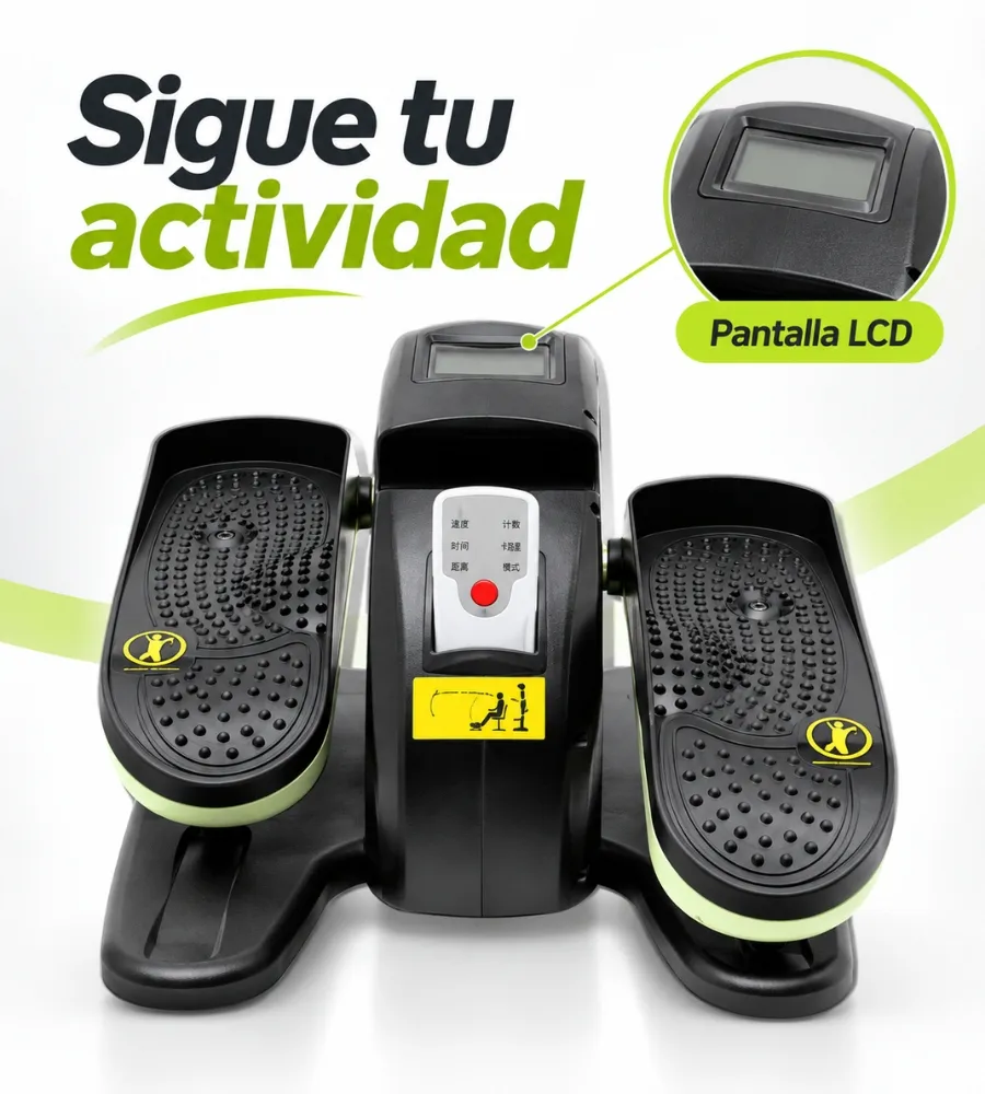 PEDALINA MINI-ELÍPTICA ELÉCTRICA — Sigue tu actividad