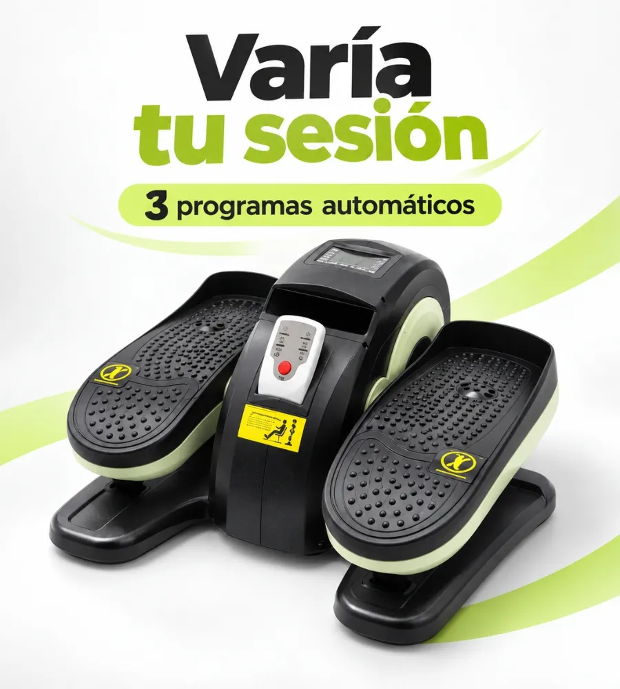 PEDALINA MINI-ELÍPTICA ELÉCTRICA — Varía tu sesión