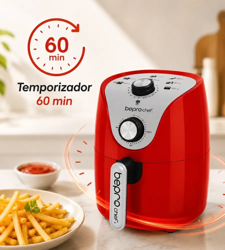 Bepro Chef 2,2 Litros — temporizador de 60 minutos
