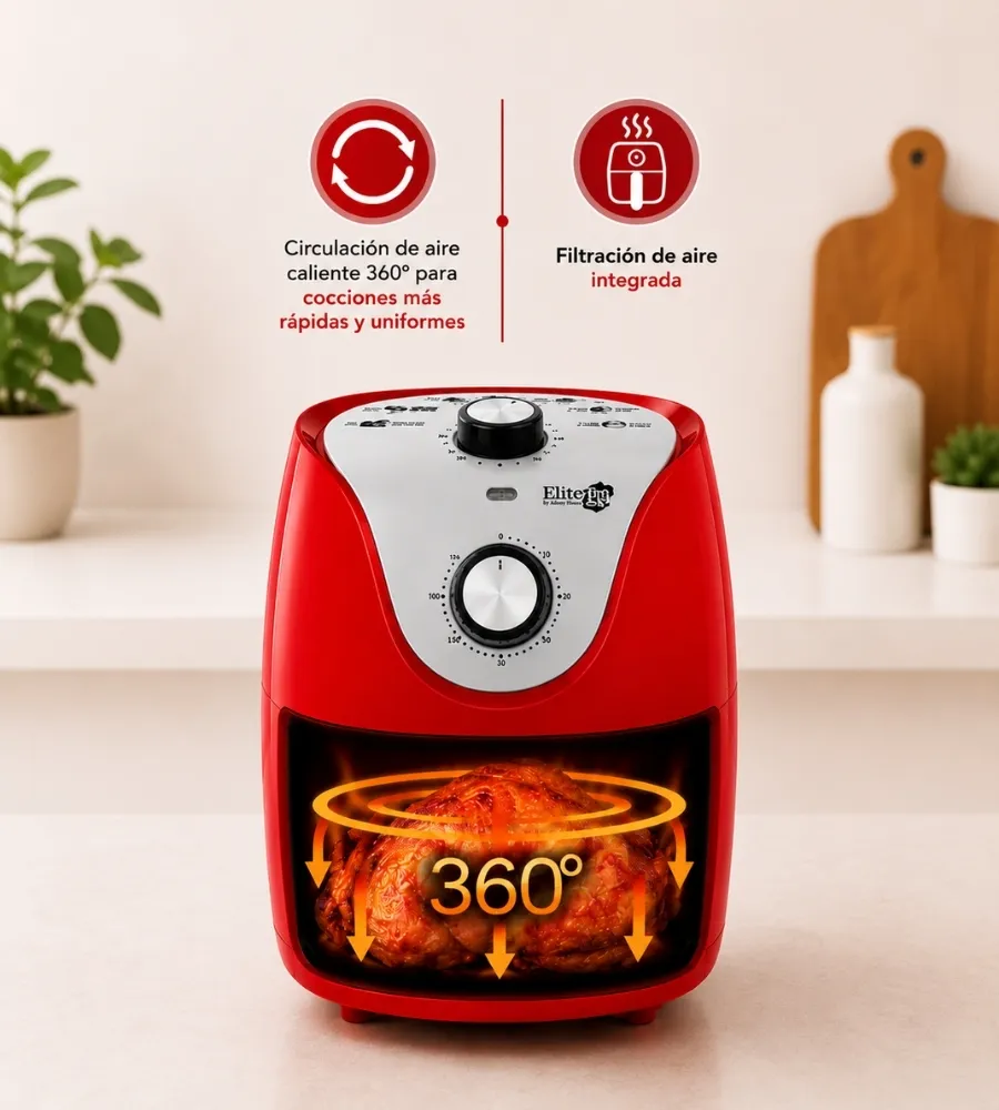 Bepro Chef 2,2 Litros — circulación de aire y filtración integrada