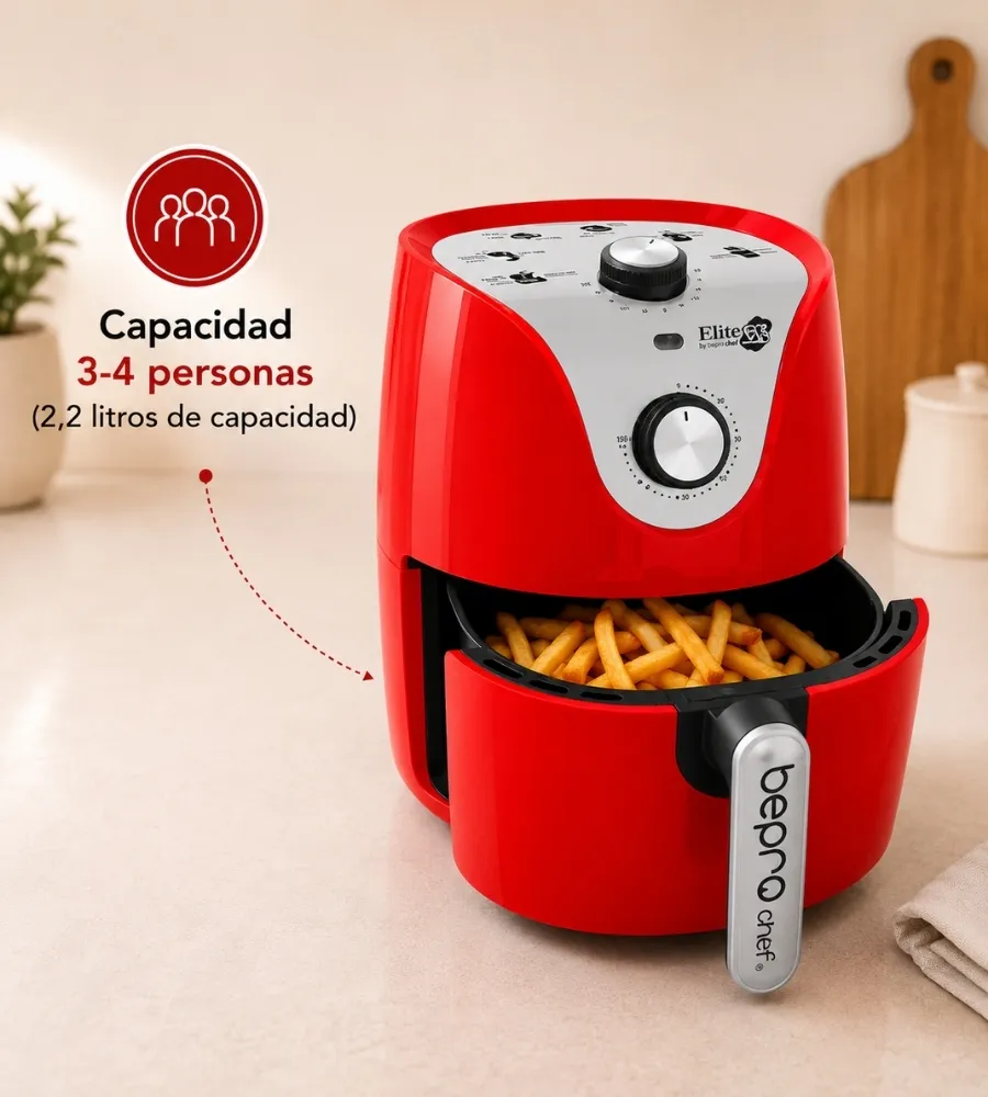 Bepro Chef 2,2 Litros — capacidad para 3 o 4 personas
