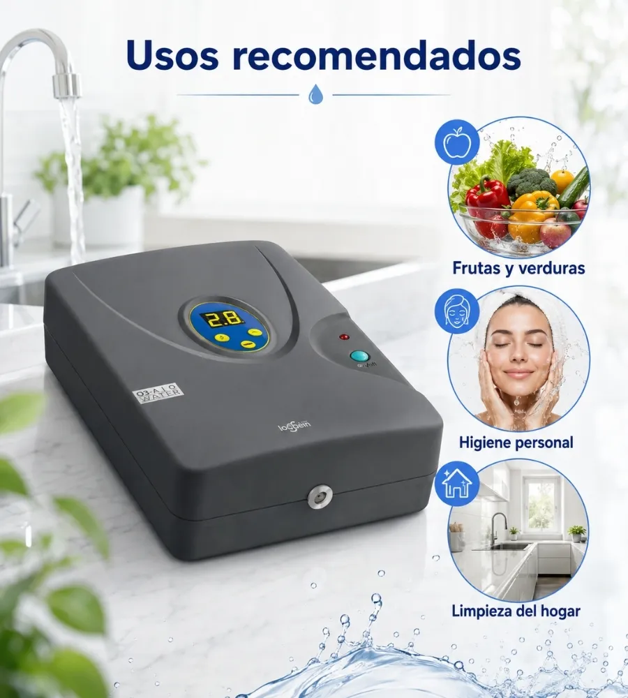 Desinfektion O3 — usos recomendados