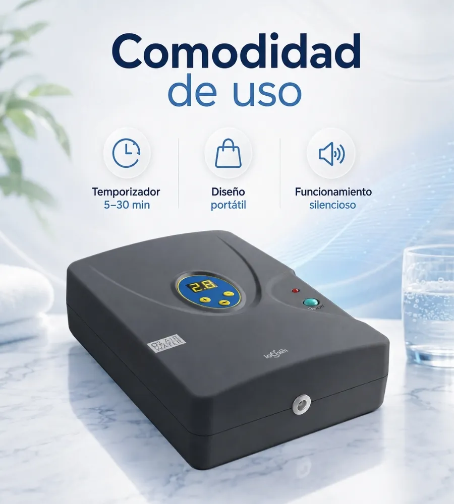 Desinfektion O3 — comodidad de uso