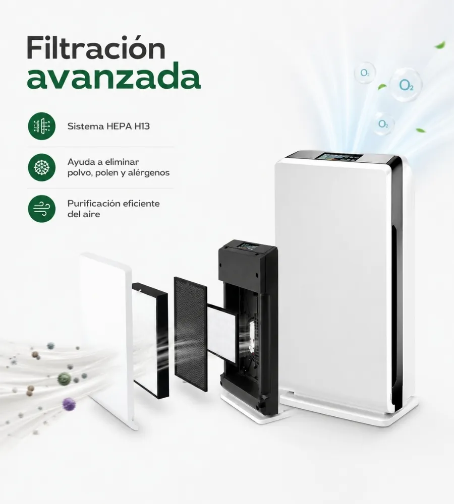 Filtrador de Aire Vertical 03 — filtración avanzada