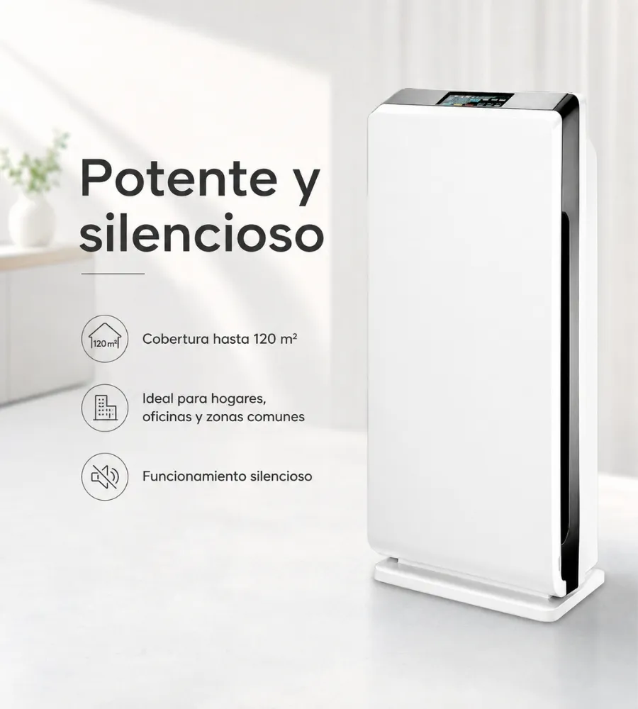 Filtrador de Aire Vertical 03 — potente y silencioso