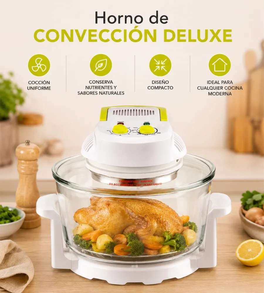 Horno de Convección Deluxe 12 Litros — vista general