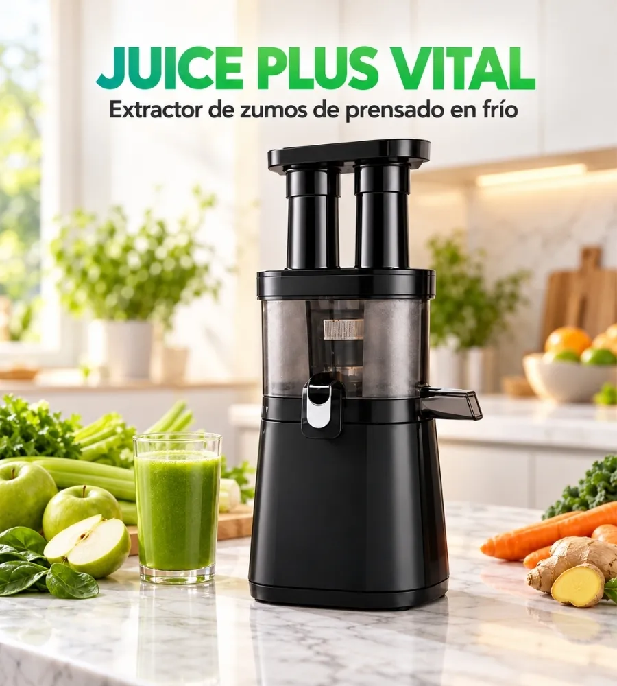 Exprimidor Juice Plus Vital: depósito de 500 ml