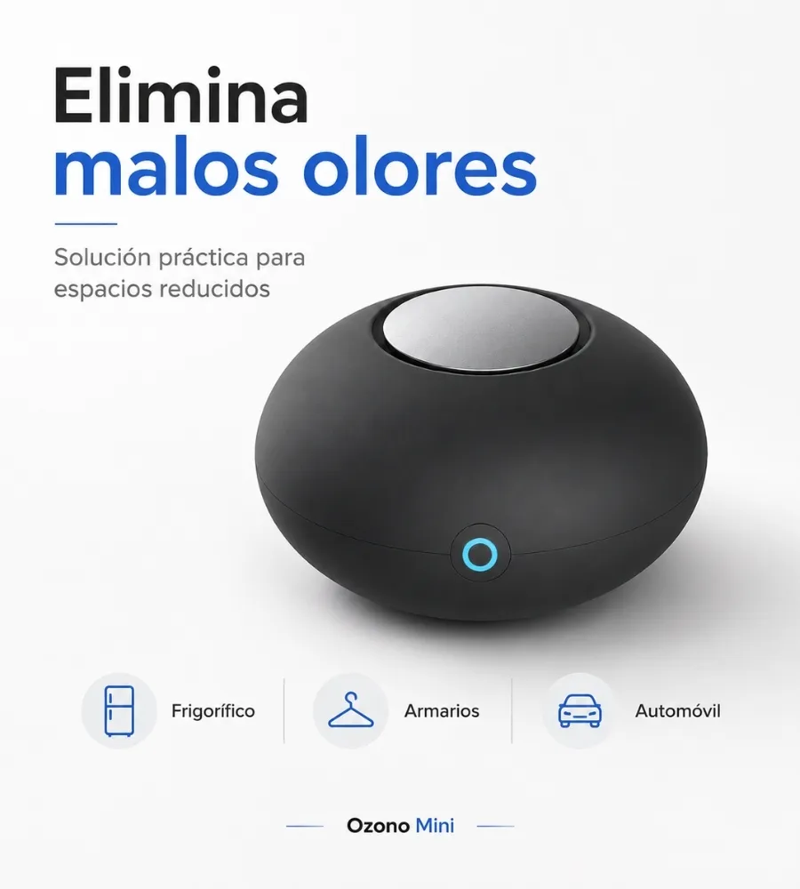 Ozono Mini — elimina malos olores