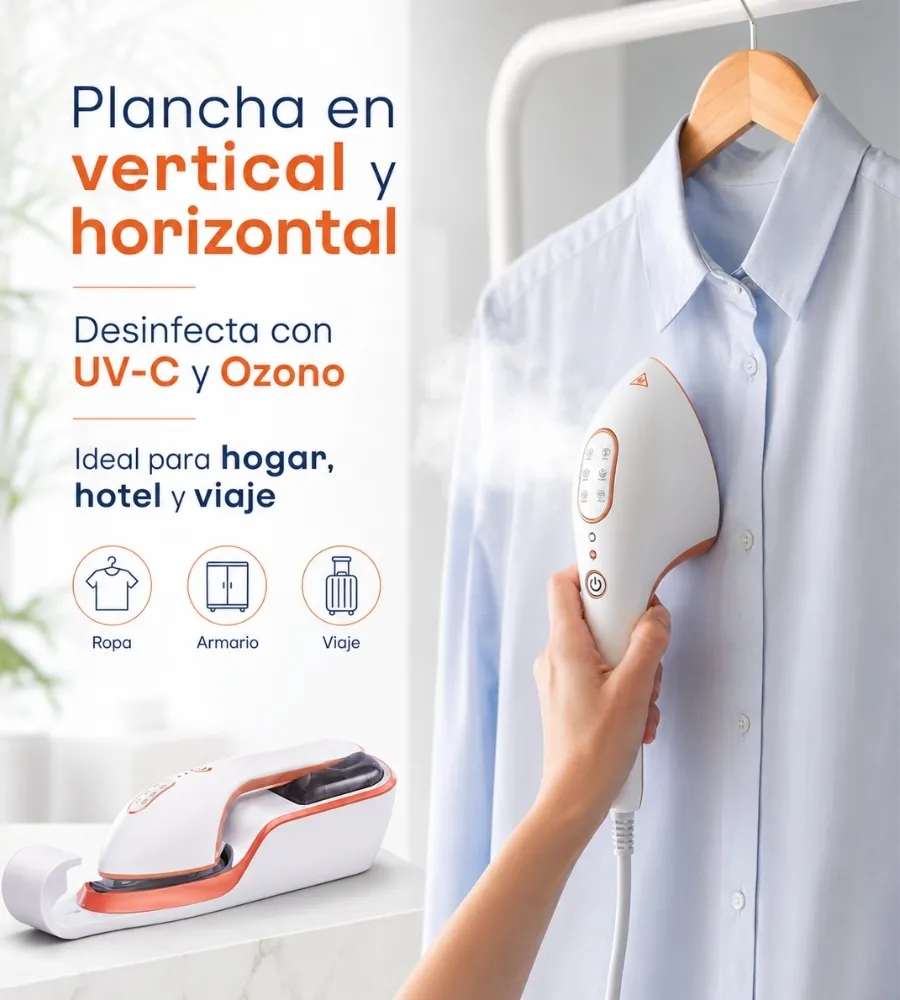Plancha Portátil Multifunción — vertical y horizontal