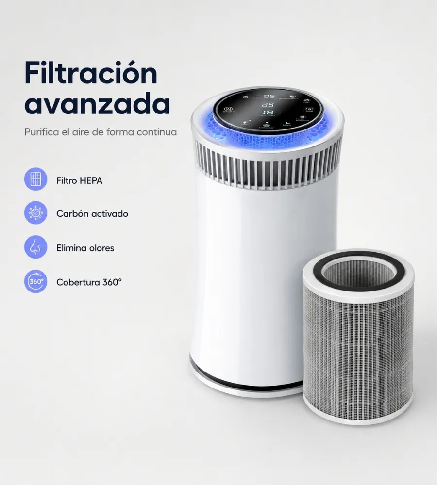 Purificador Air Freshlife 360 — filtración avanzada