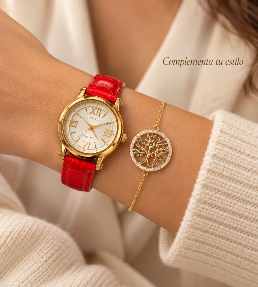 RELOJ + PULSERA — Complementa tu estilo