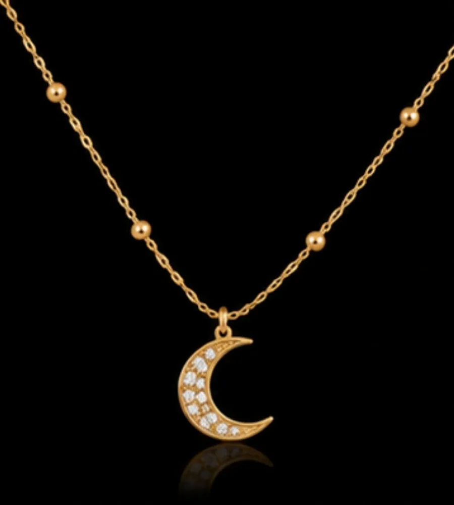 WOMAN GOLD COLGANTE — Un diseño con brillo