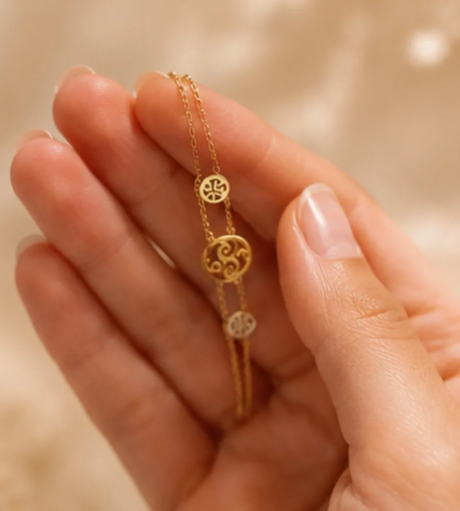 WOMAN GOLD PULSERA