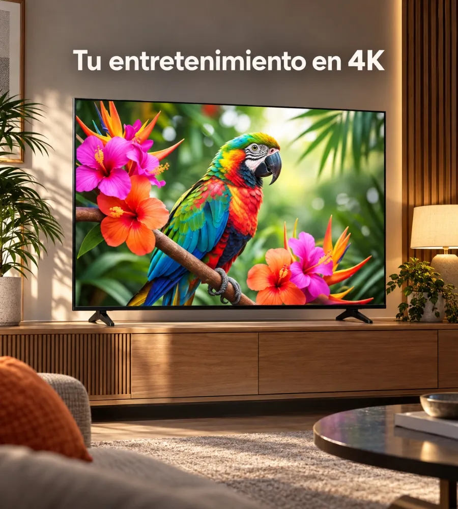 QLED 43” 4K — Ultra alta definición