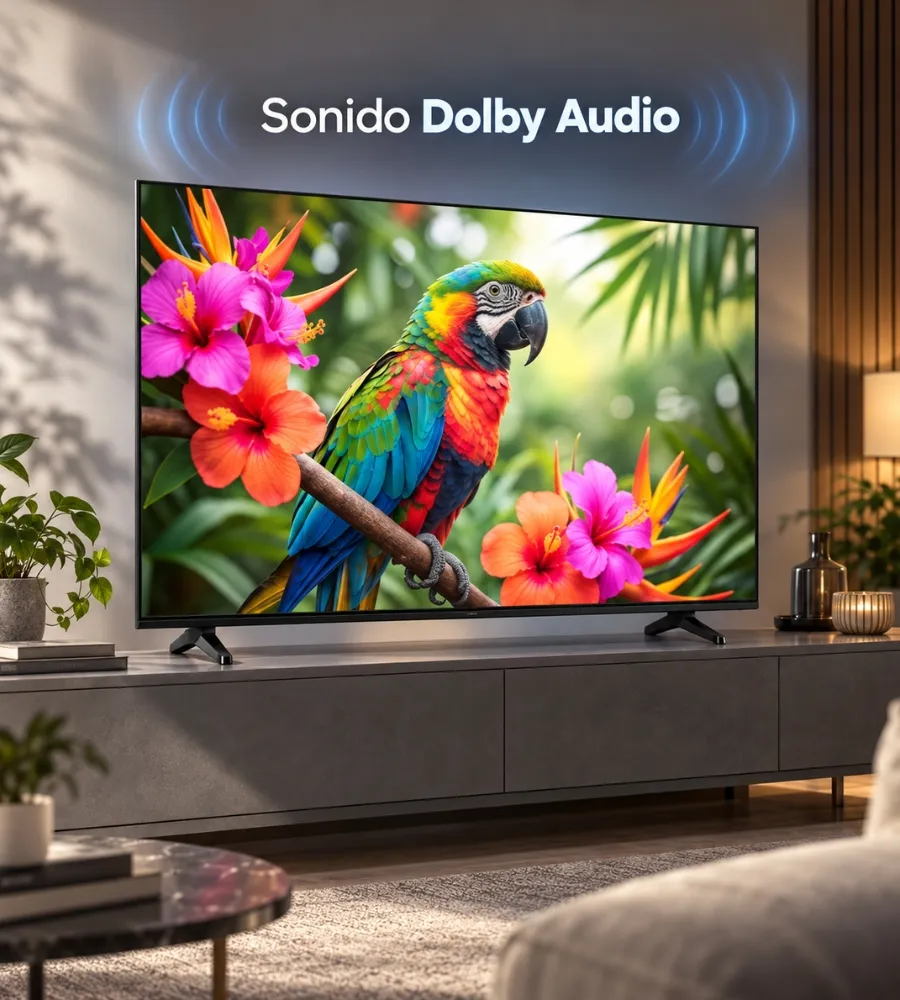 QLED 43” 4K — Audio claro y envolvente