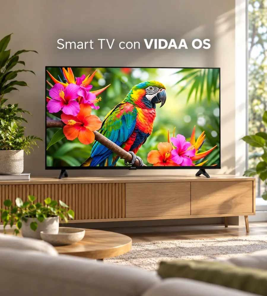 QLED 43” 4K — Smart TV con VIDAA OS