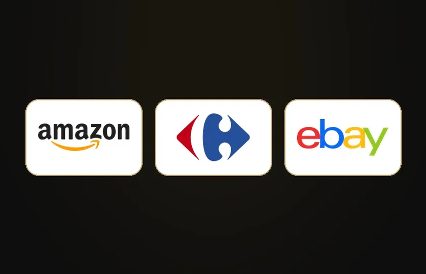Amazon, Carrefour y eBay