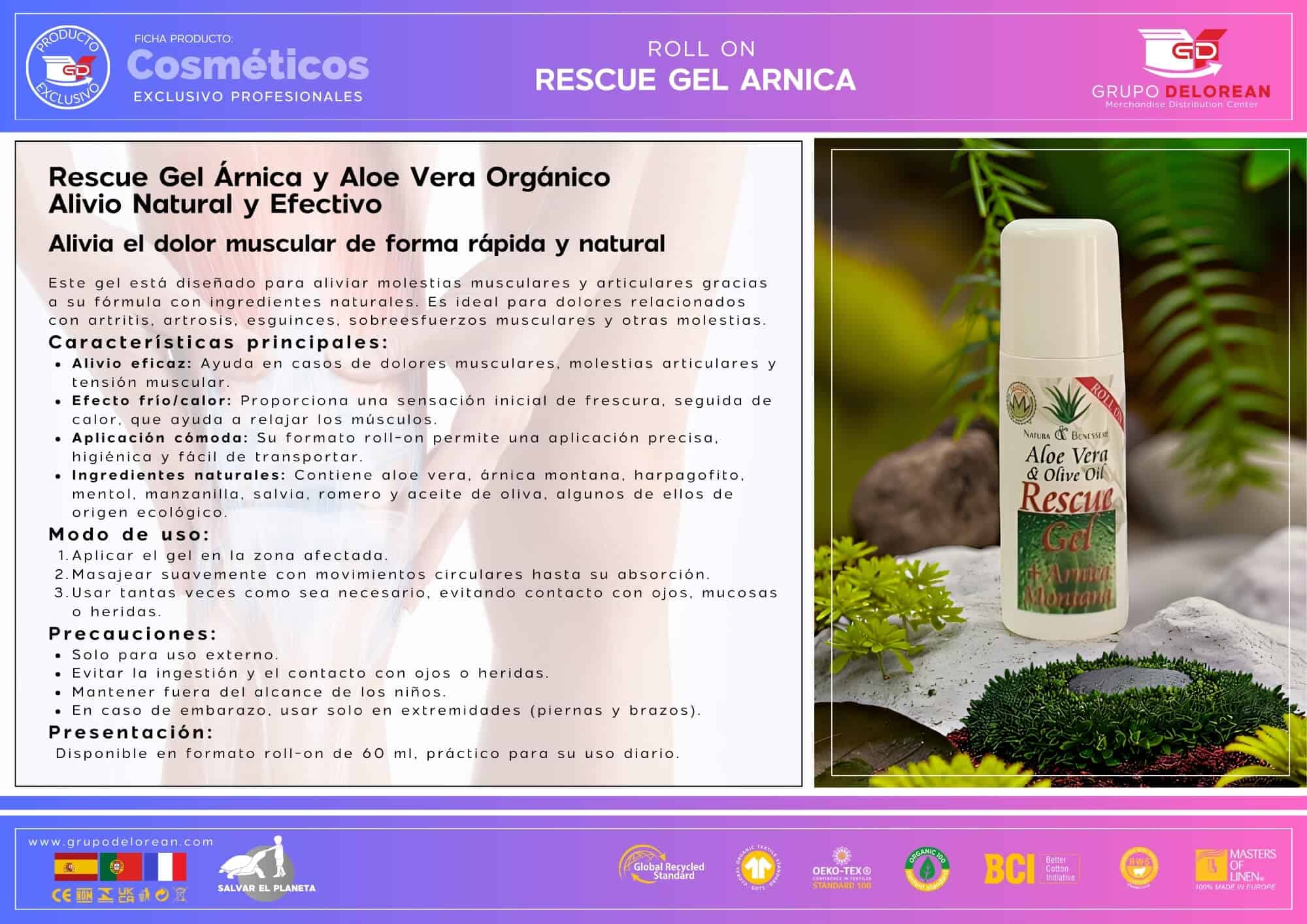 Roll On Rescue Gel Arnica