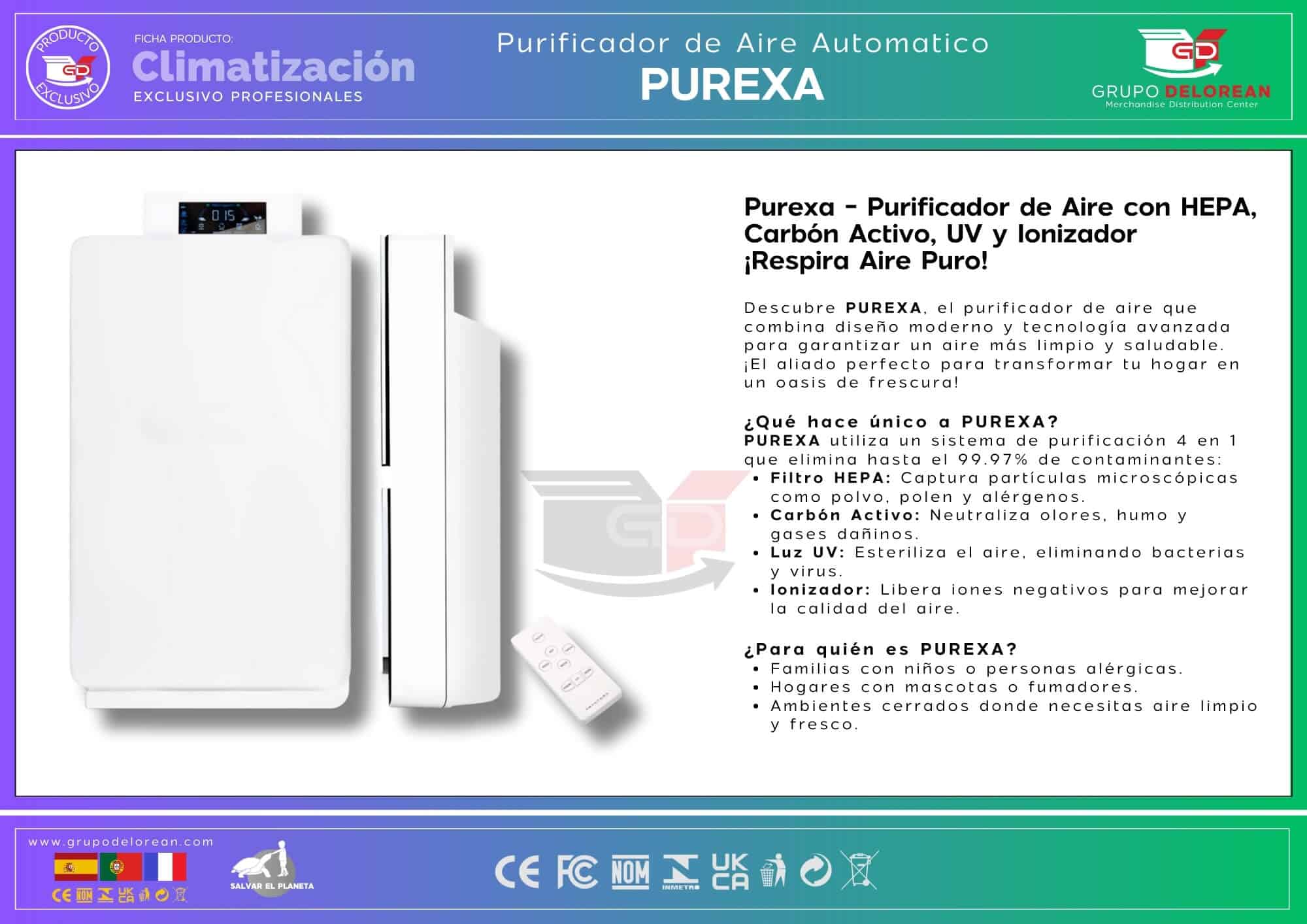 Purificador de Aire Automático Purexa