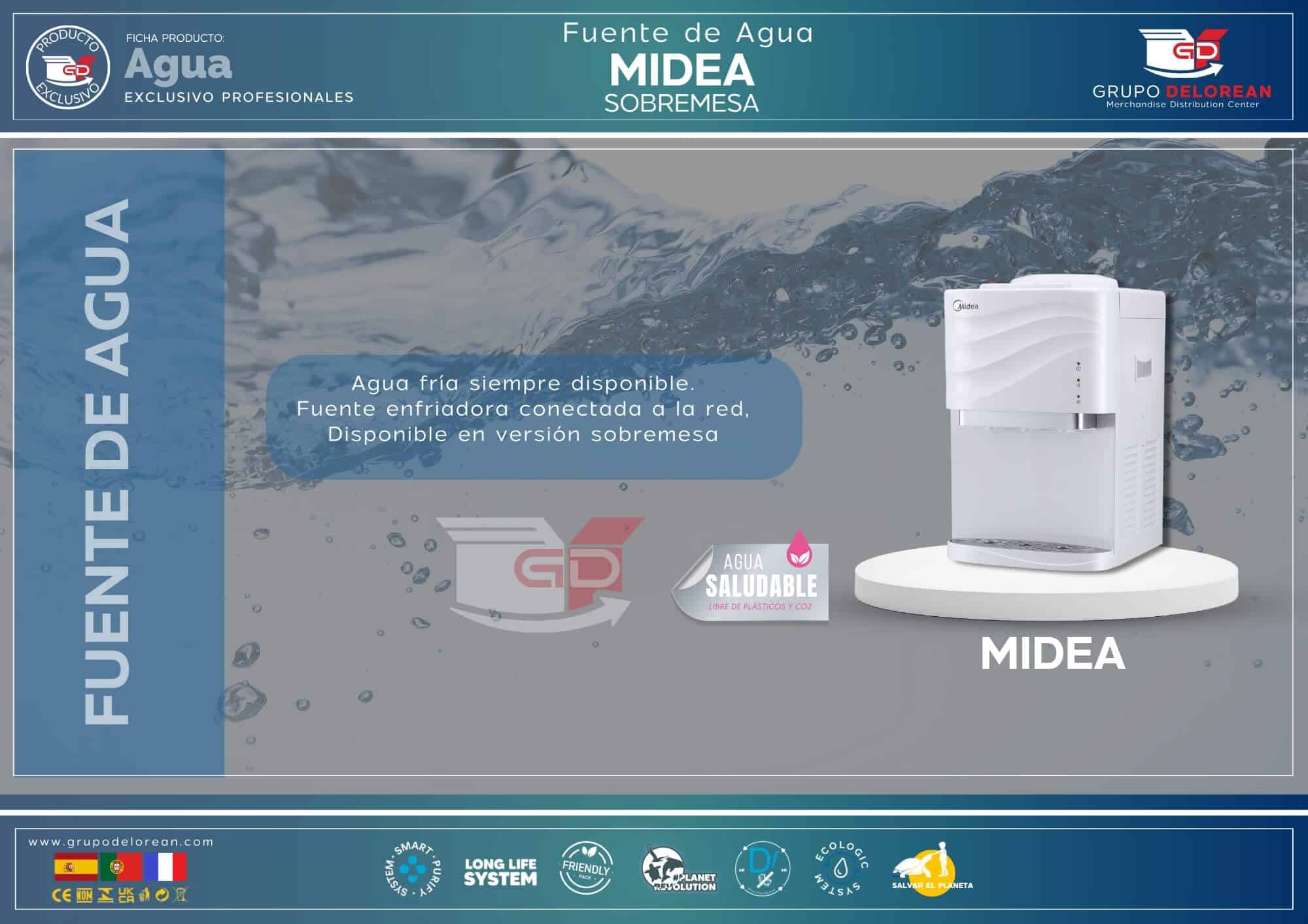 Fuente de Agua Midea