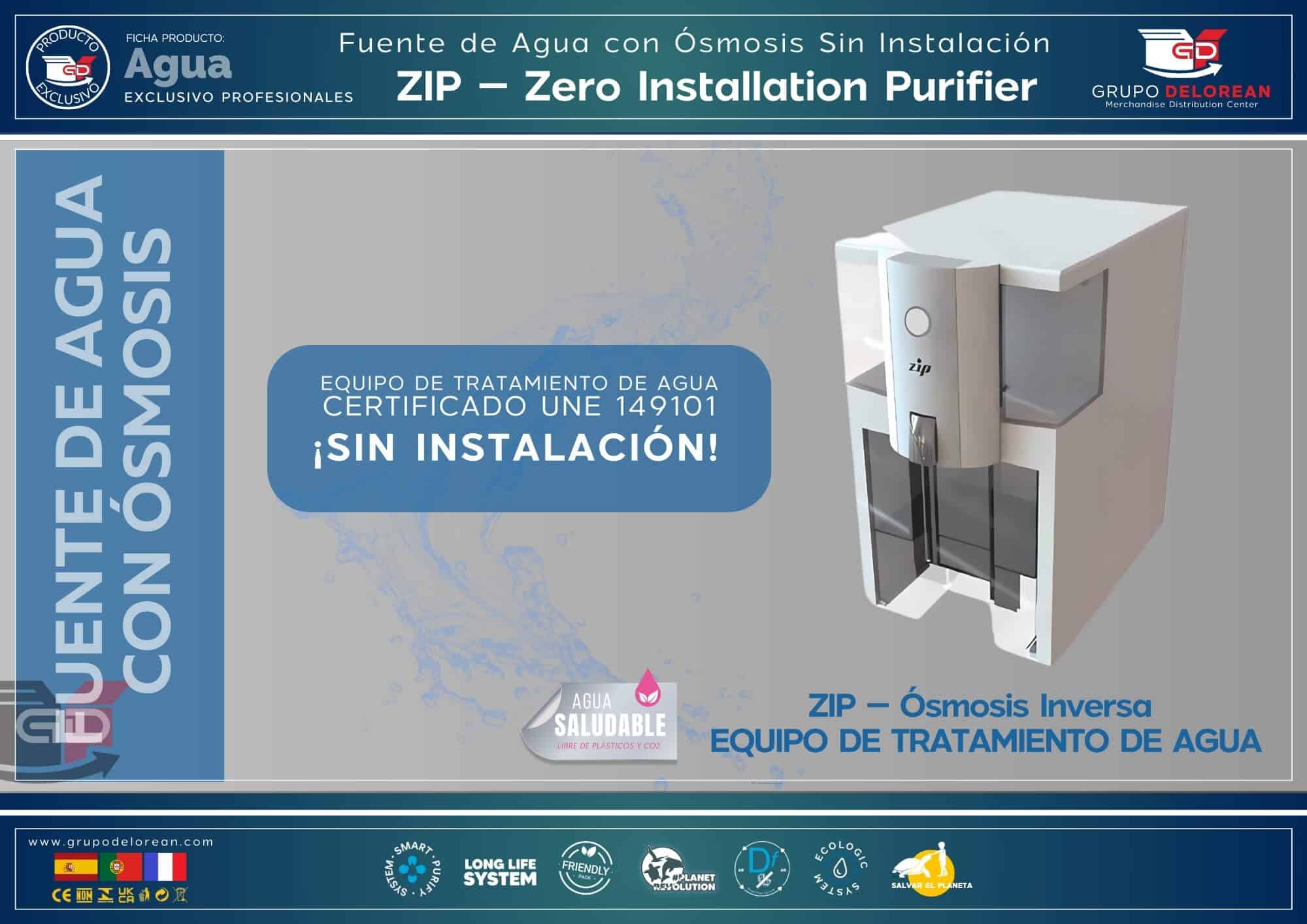 Fuente de Agua Zip Zero